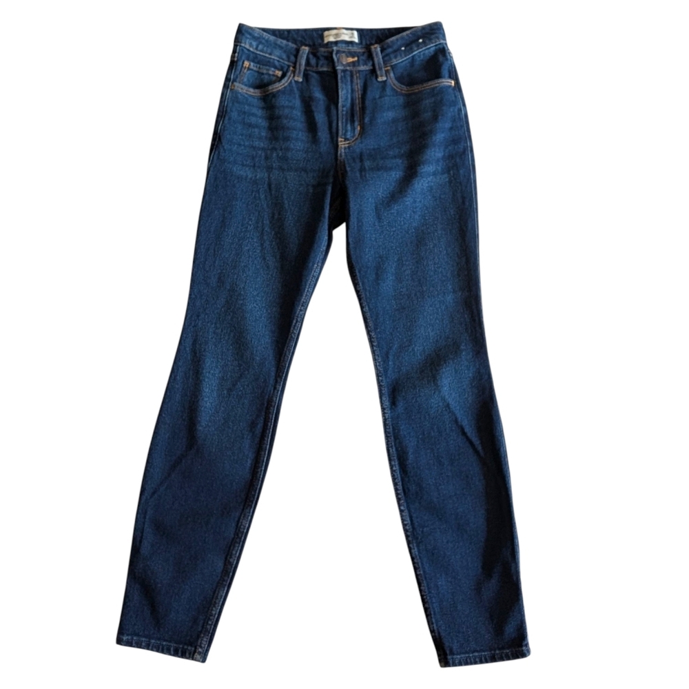 NWT Abercrombie & Fitch The Skinny High Rise Jeans | Size 26 | Dark Wash Denim